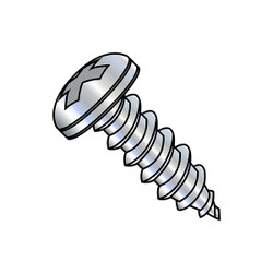 Sim Supply Anchor Screws,12-11x2,Phil Pan,PK1500 1232APP