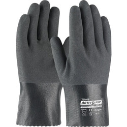 Pip Gloves,Chemical Resistant,Gray,M,PR 56-AG585/M