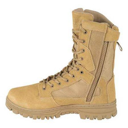 5.11 Boot,9-1/2R,Coyote,Lace Up and Zipper,PR 12347