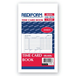Rediform Card,Daily Time,4.25x7" 4K406