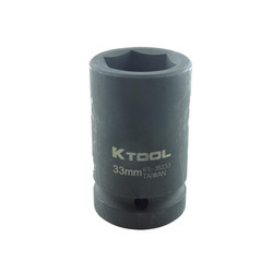 K-Tool International Budd Wheel Impact Socket,1" Dr,x 33mm KTI-35233