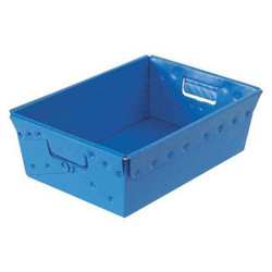 Partners Brand Space Age Totes,18x13x6",Blue,PK6 BINS181