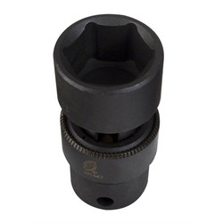 Sunex Universal Impact Socket,6Pt,15mm,3/8"Dr 315UM