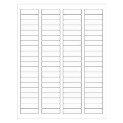 Tape Logic Laser Label,Rectangle,1 3/4x1/2",PK8000 LL220CL