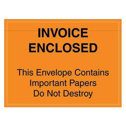 Tape Logic Enclosed Envelopes,4 1/2x6",PK1000 PL416