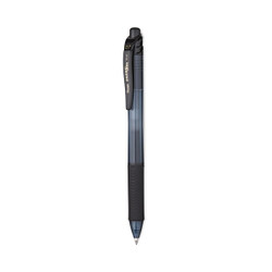 Pentel RetractableRollerGelPen,0.7mm,Black,PK24 BL107ASW2