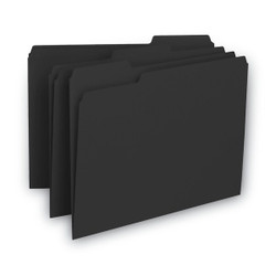 Smead Folders,Interior Folder,Black,PK100 10243