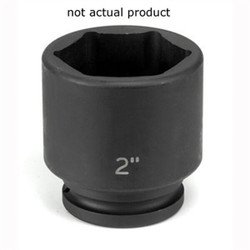 Grey Pneumatic Impact Socket,2-3/4",3/4"D,6pt. 3088R