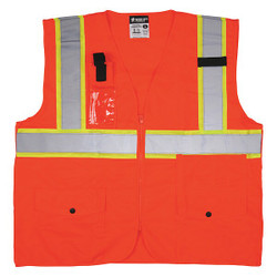 Mcr Safety High Visibility Vest,3XL Size,Unisex SURVCL2POX3