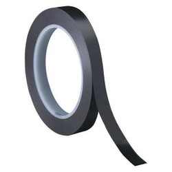 3m Vinyl Tape,1/4"x36yd,Blck,PK3 T9614713PKB