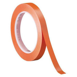 3m Vinyl Tape,1/4"x36yd,Orng,PK3 T9614713PKO