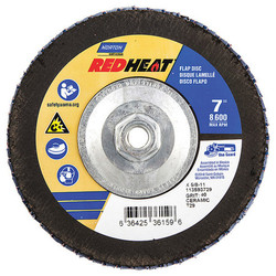 Norton Abrasives Flap Disc,7 In x 40 Grit,5/8-11 63642536159