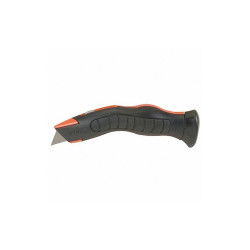 Hyde Angle Head Utility Knife,7 In.,Black/Red 42083