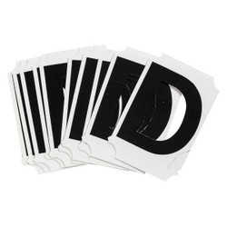 Brady Letter Label,D,2-3/4in.Hx1-7/8in.W,PK10 8210-D