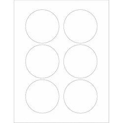 Tape Logic Circle Laser Label,3",PK600 LL150