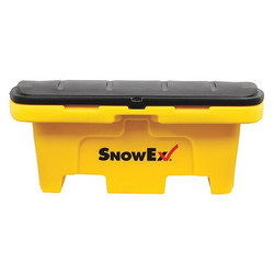 Snowex Salt Box,Yellow,Solid,HDPE  2FGV6