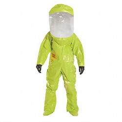 Dupont Encapsulated Training Suit,M,Lime Yellow TK586SLYMD000100