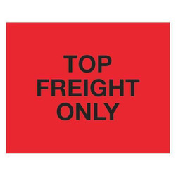 Tape Logic Label,Top Load Freight Only,8x10" DL1229