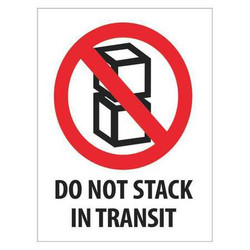 Tape Logic Label,Do Not Stack In Transit,3x4" DL2150