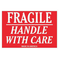 Tape Logic Label,Fragile HWC,2x3" DL1052