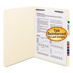 Smead Pressboard Folder,Straight,Manila,PK50 14510