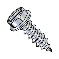 Sim Supply Retaining Washers,8-18x1/4 Slo,PK10000 0804ABSW