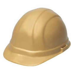 Erb Safety Hard Hat,Type 1, Class E,Pinlock,Gold 19300