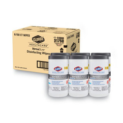 Clorox VersaSure Disinfectant Wipes,1-Ply,PK6 31758