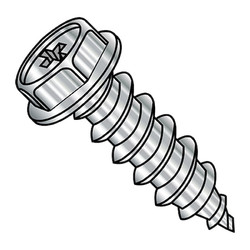 Sim Supply Anchor Screws,6-18x3/4,Phil Hex,PK5000 0612APW188