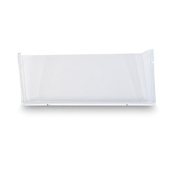 Deflecto Wall File,1 Pocket,Clear 64301