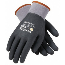 Pip Coated Gloves,XS,Gray/Black,PR 34-876