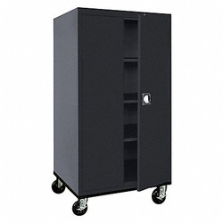 Sandusky Lee Mobile Shelving Cabinet,Black,Cap. 200lb TA3R362466-09