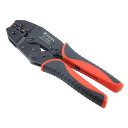 K-Tool International Ratcheting Terminal Crimper,8.7" KTI56205