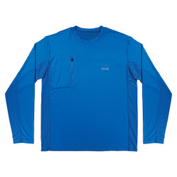 Ergodyne Sun Shirt,Blue,L 6689