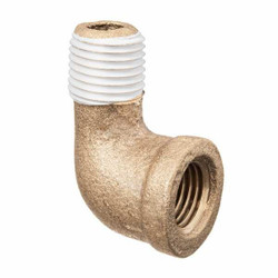 Sim Supply 90 Street Elbow,Brass, 1 in,FNPT x MNPT  ZUSA-PF-10677