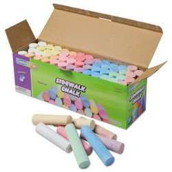Creativity Street Chalk,Sidewalk,Assorted,PK52 1752