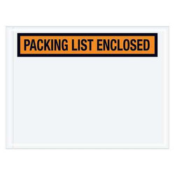 Tape Logic Envelopes,PLE,4 1/2x6",Orange,PK1000 PL442