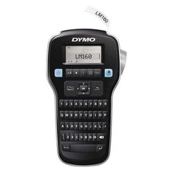 Dymo Label Maker,2 Lines,Black/Silver DYM1790415