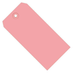 Partners Brand Ship Tag,13 Pt,4 3/4x2 3/8",Pink,PK1000 G11051J