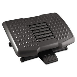 Kantek Footrest,w/Adjustable Rollers,Black FR750