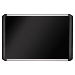 Mastervision Black Fabric Bulletin Board,24x36,Black MVI030301