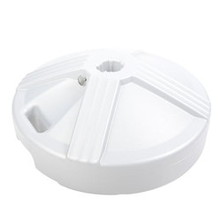 Us Weight Fillable Umbrella Base,White FUB1WE