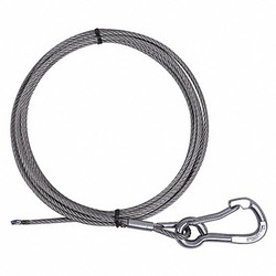 Dayton Winch Cable,SS,1/4 In. x 36 ft.  35Z859