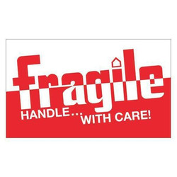 Tape Logic Label,Fragile HWC,3x5" DL1160