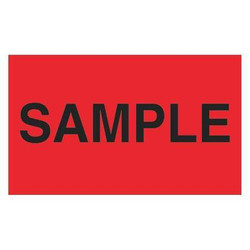 Tape Logic Label,Sample,3x5" DL2781