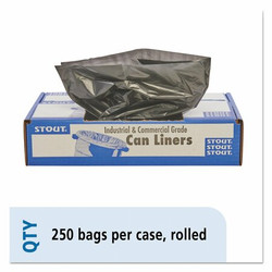 Stout Trash Bags,Recycle,7-10gal,24x24,PK250 T2424B10