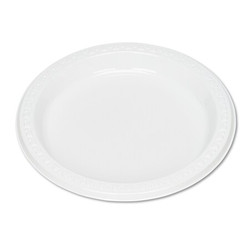 Tablemate Plates,7" dia.,White,PK125 7644WH