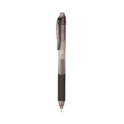 Pentel Retractable Roller GelPen,0.5mm,Blk,PK24 BLN105ASW2