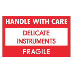 Tape Logic Label,Delicate Instruments HWC,3x5" DL1460
