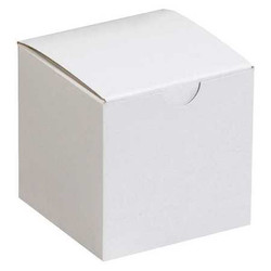 Partners Brand Gift Box,3x3x3",White,PK100 GB333